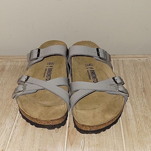 Birkenstock Franca Patent Alloy Sandals Size 42  11 - Picture 3 of 11